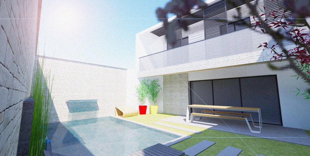 Projet BAL : BORDEAUX-CAUDERAN-rehabilitation-maison-individuelle-extension-surelevation-piscine-2