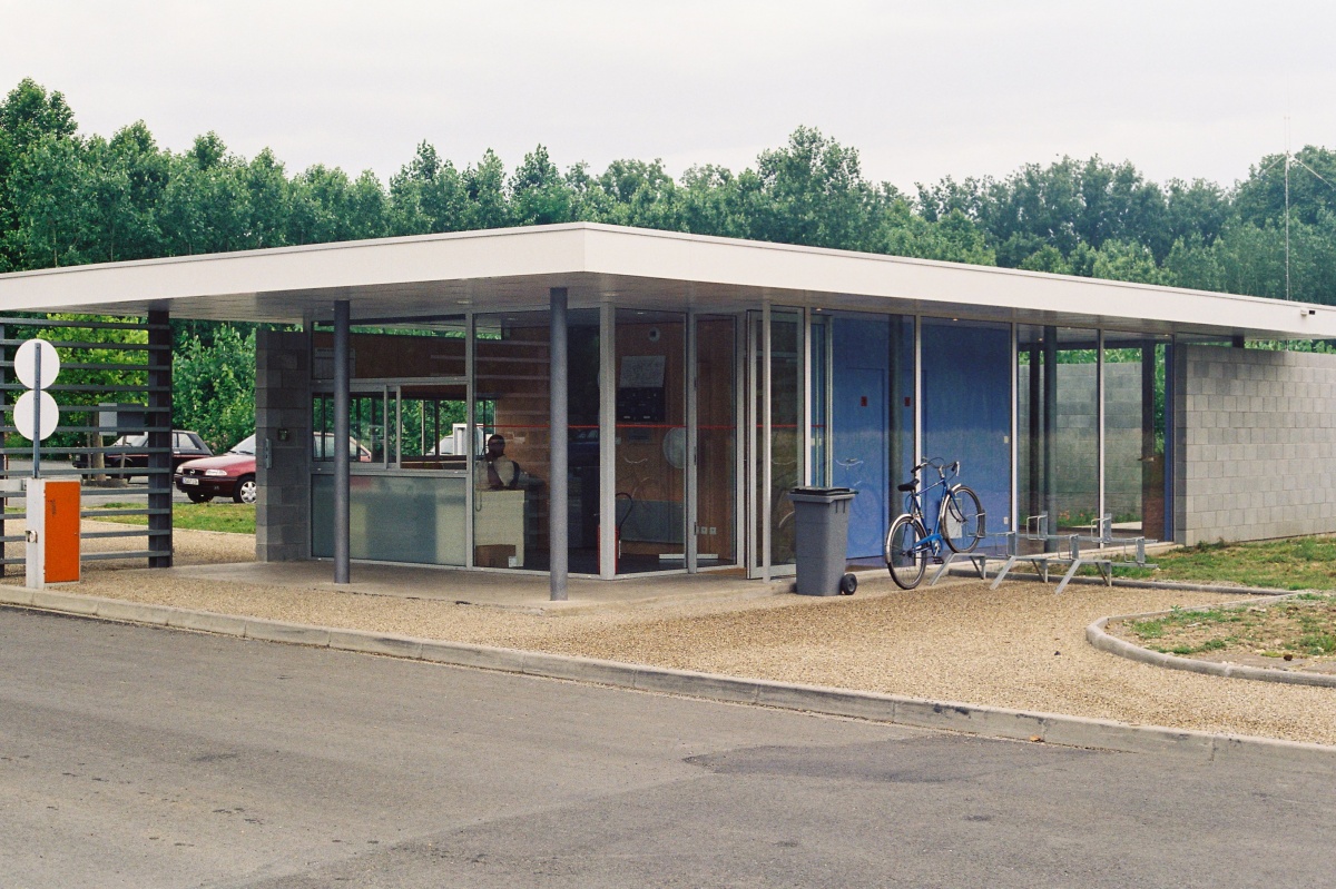 Usine Polyrey de Couze : construction d'un poste d'accueil