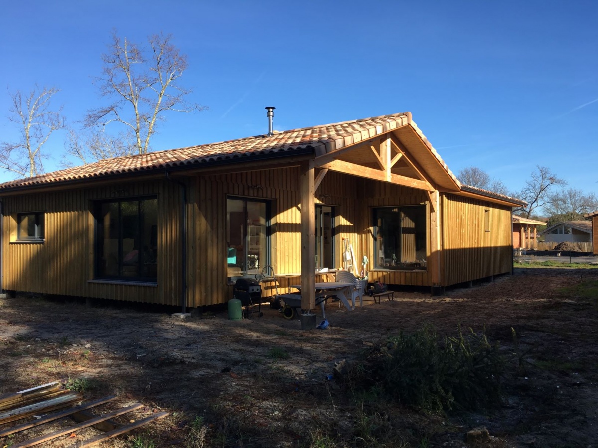 Construction d'une Maison Individuelle  Ossature Bois