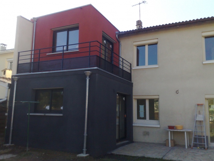 Extension et surlvation d'une habitation - EYSINES