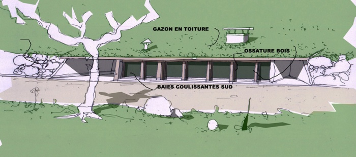 Maison bioclimatique : MAIS GILLE2