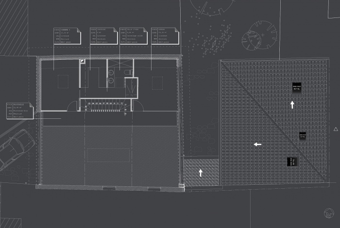 Hangar rhabilit en maison familiale : 01 Plan R+1 copie