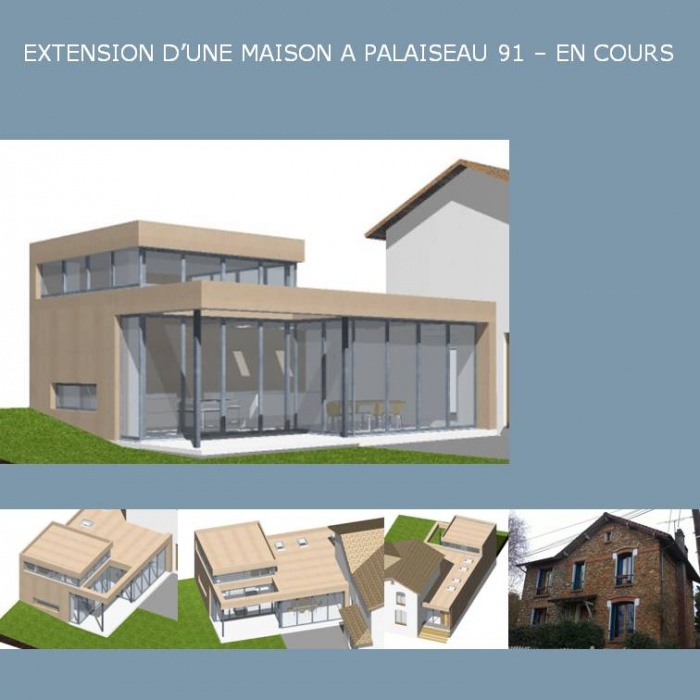 EXTENSION D'UNE MAISON A PALAISEAU