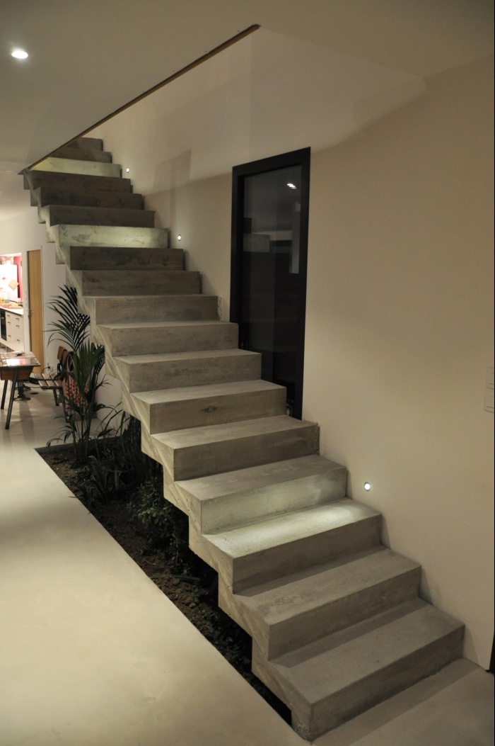 MAISON G. : Escalier bton