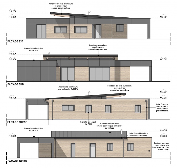 Construction d'une maison en ossature bois : 1