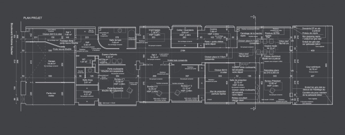 Transformation d'un loft en bureau : Plan projet