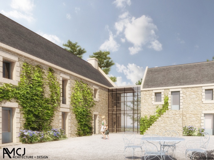 rénovation d'une longère dans le morbihan