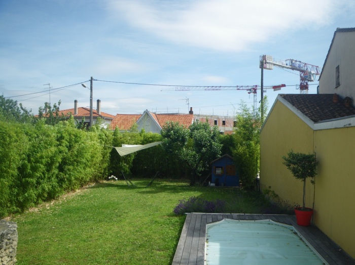 Extension d'une maison de ville : Jardin avant travaux