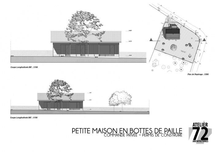 Petite maison de paille : maison paille 2