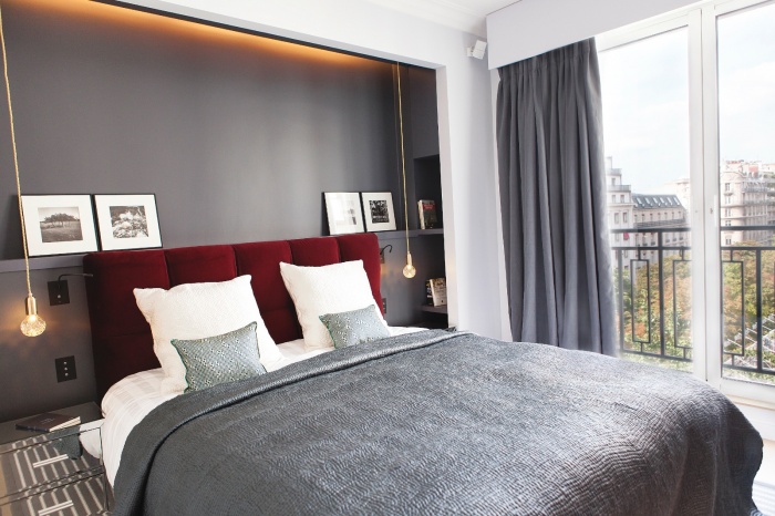 Appartement Parisien : master bedroom