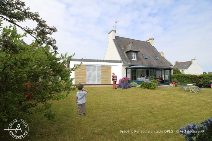 Extension d'une maison secondaire dans le Finistre