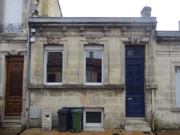 Rénovation et restructuration de façade d'une échoppe de ville