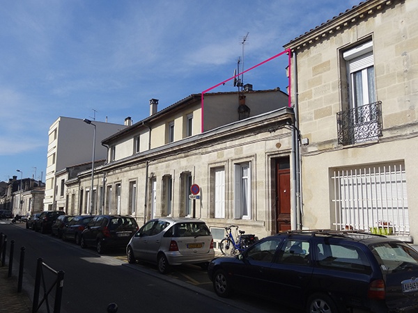 Surélévation et rénovation d'une échoppe Bordelaise