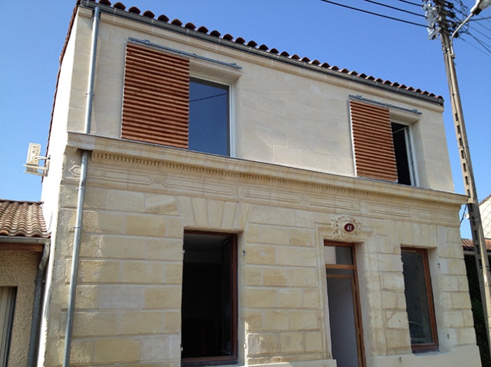 Restructuration et surélévation d'une échoppe à Talence