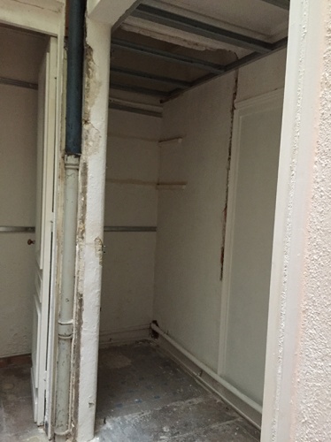 Restructuration d'un appartement bordelais. : chantier